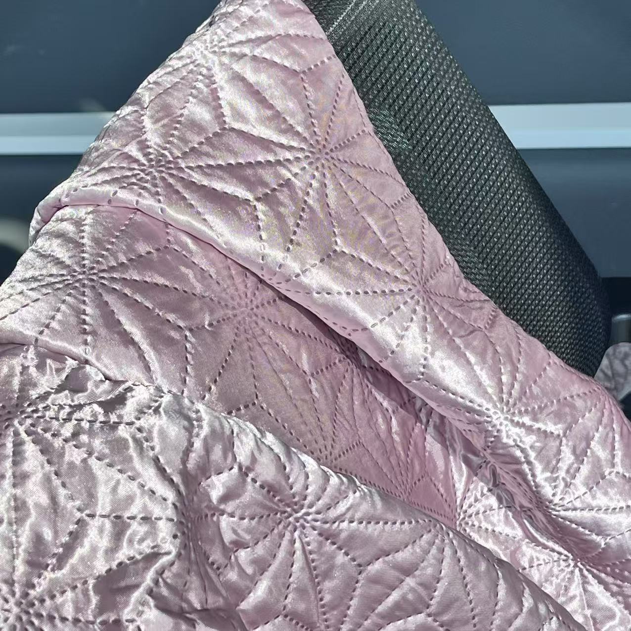 Ultraschallstoff, glänzender Satin-Mikrofaserstoff